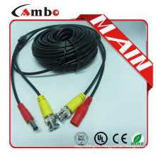 Tool Free security camera patch cable for cctv surveillance